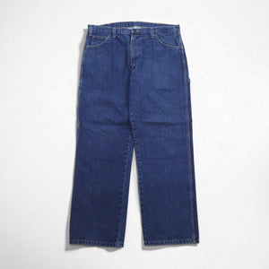 Dickies ルーズフィット ペインター デニムパンツ XL インディゴ ブルー コットン