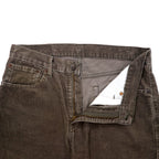Levi's Euro Levi's 751 Corduroy Pants Size 32 Grey Cotton Zipper Fly 751-8415 Made in Türkiye