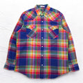 POLO RALPH LAUREN INDIAN MADRAS WESTERN SHIRT XL CHECK CLASSIC FIT