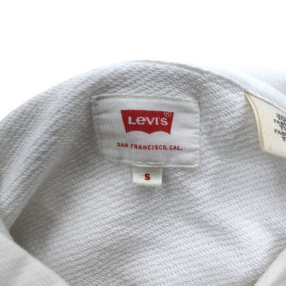 Levi's Logo Hoodie Pullover Hoodie S White Cotton 19622-0020 Made in Turkey
