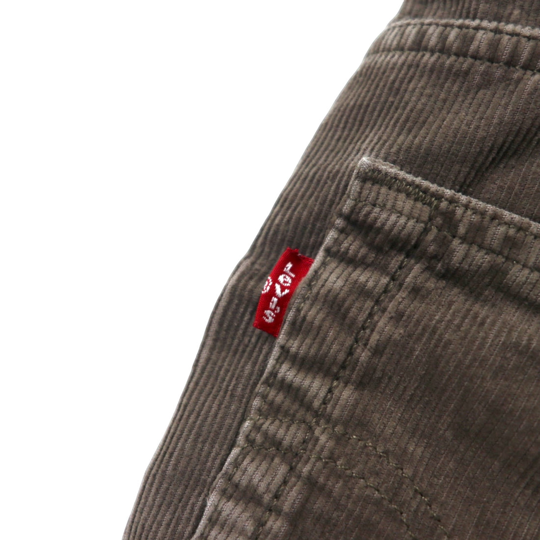 Levi's Euro Levi's 751 Corduroy Pants Size 32 Grey Cotton Zipper Fly 751-8415 Made in Türkiye