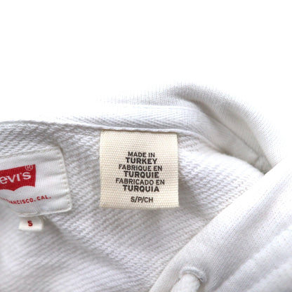 Levi's Logo Hoodie Pullover Hoodie S White Cotton 19622-0020 Made in Turkey