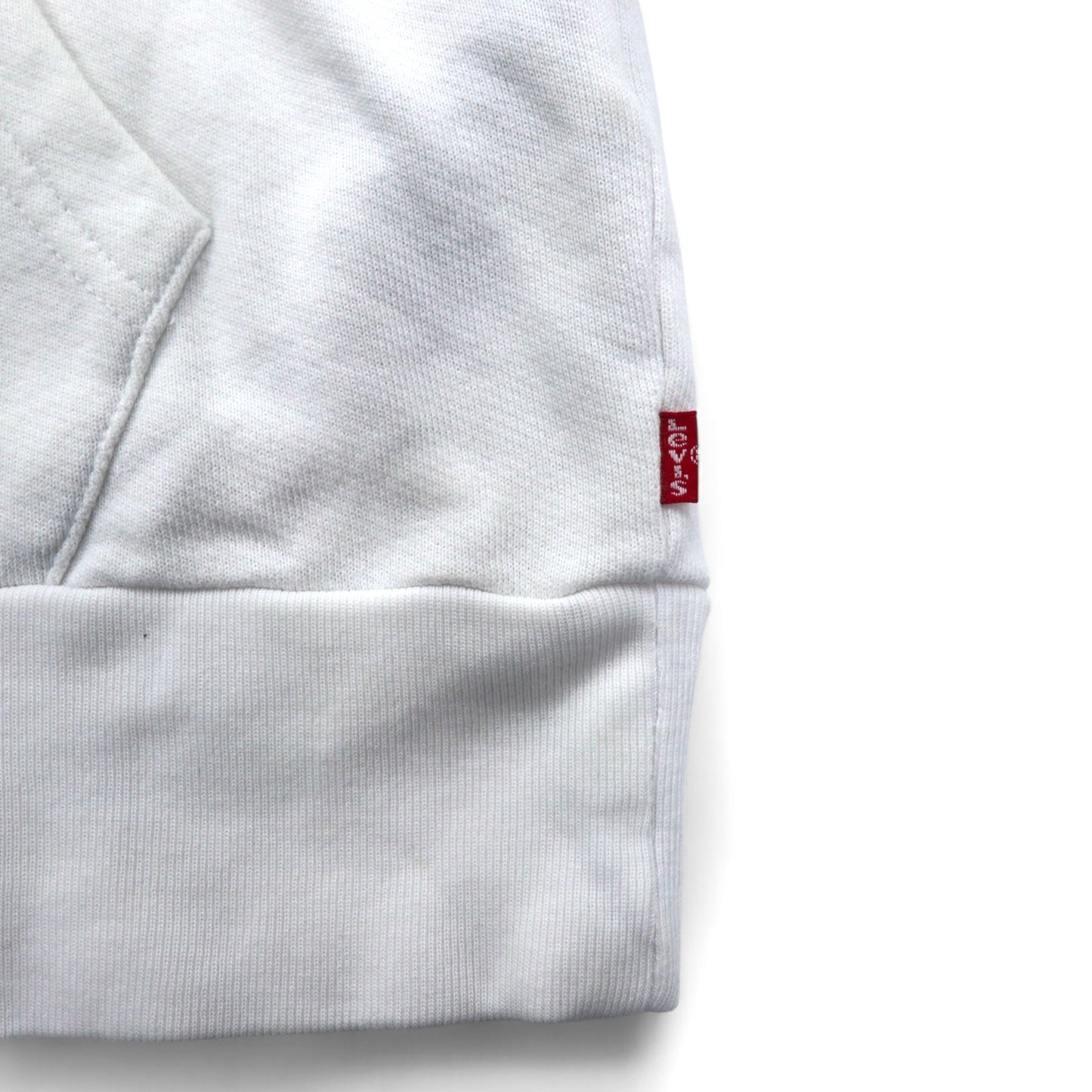 Levi's Logo Hoodie Pullover Hoodie S White Cotton 19622-0020 Made in Turkey