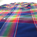 POLO RALPH LAUREN INDIAN MADRAS WESTERN SHIRT XL CHECK CLASSIC FIT