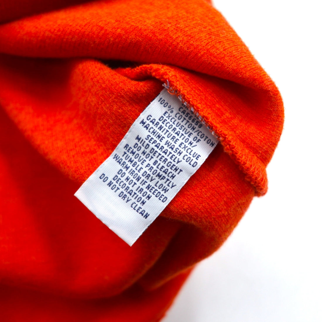 POLO RALPH LAUREN Big Size Half Zip Sweatshirt 2XL Orange Cotton Small Pony Embroidery