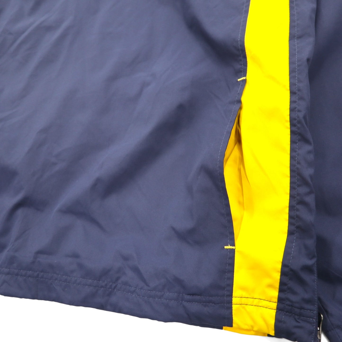 VINTAGE ピステ ナイロン プルオーバー ナイロンジャケット ジャージ M ネイビー ドローコード