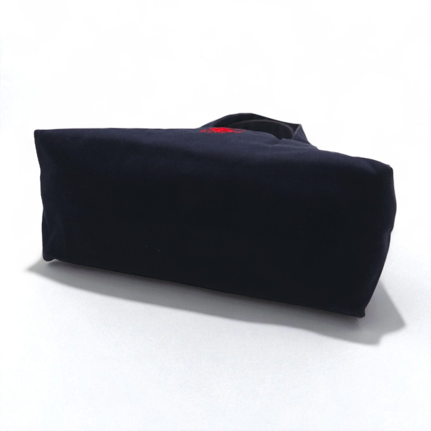 POLO RALPH LAUREN キャンバス トートバッグ ネイビー ビッグポニー 刺繡
