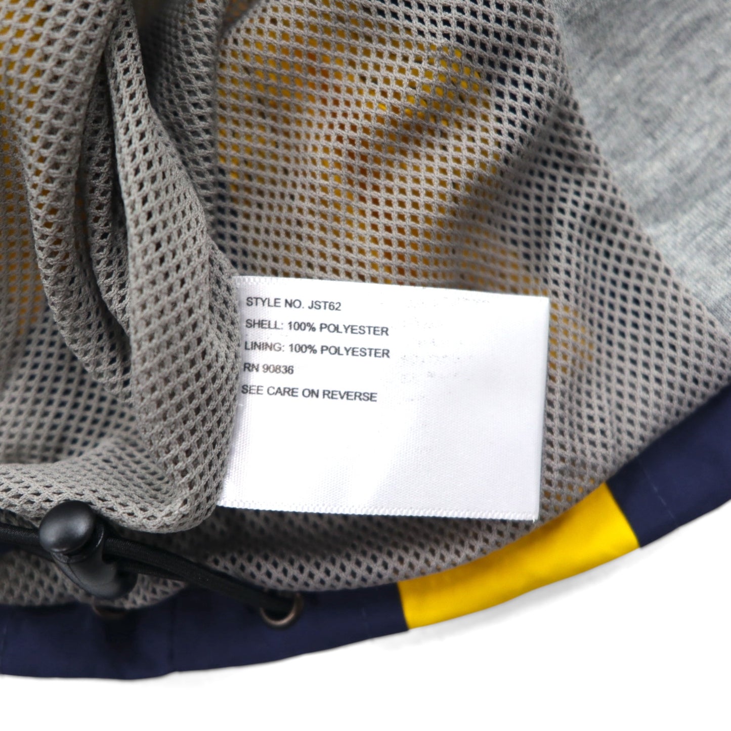 VINTAGE ピステ ナイロン プルオーバー ナイロンジャケット ジャージ M ネイビー ドローコード