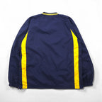 VINTAGE Piste Nylon Pullover Jacket Jersey Size M Navy Drawcord
