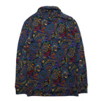 JOYRICH ペイズリー スウェット カーディガン ショールカラー ジャケット S  マルチカラー 総柄 コットン