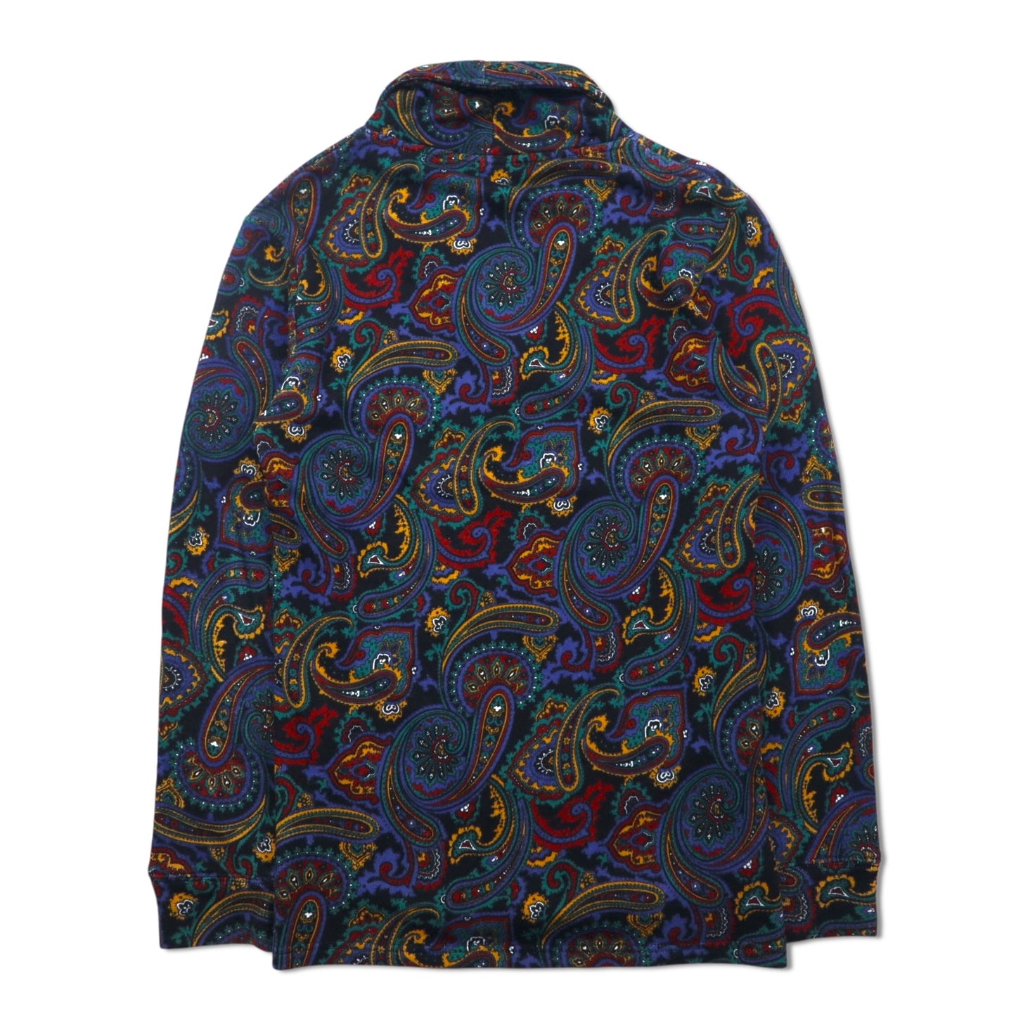 JOYRICH Paisley Sweat Cardigan Shawl Collar Jacket S Multicolor All-over Print Cotton
