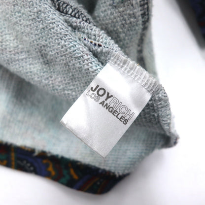 JOYRICH Paisley Sweat Cardigan Shawl Collar Jacket S Multicolor All-over Print Cotton