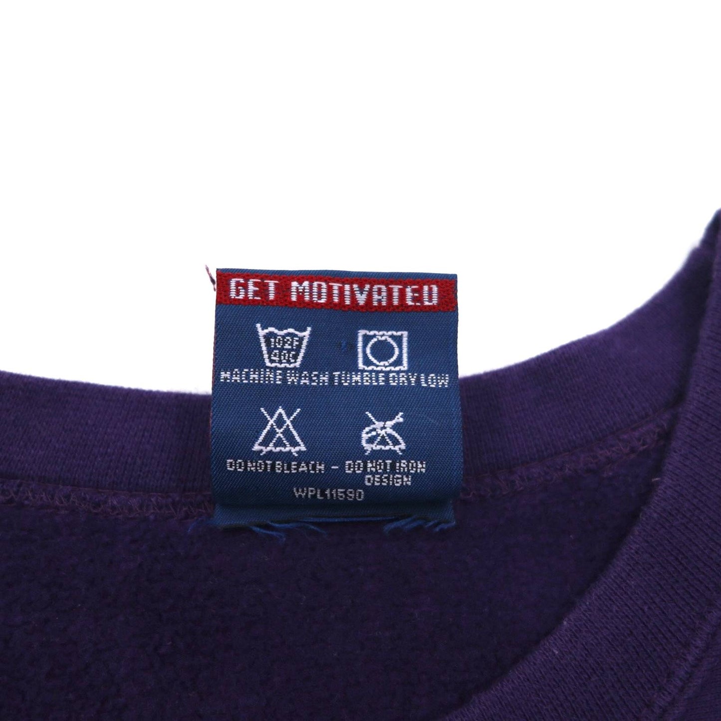 MV SPORT 90年代 リバースウィーブ PRO-WEAVE カレッジプリント スウェット XL パープル 裏起毛 DOWNSTATE