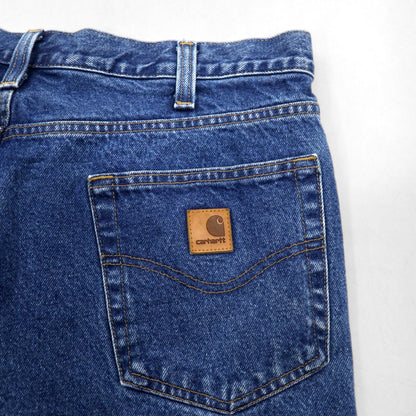 carhartt リラックスフィット Relaxed Fit デニムパンツ L インディゴ ブルー 101505 メキシコ製