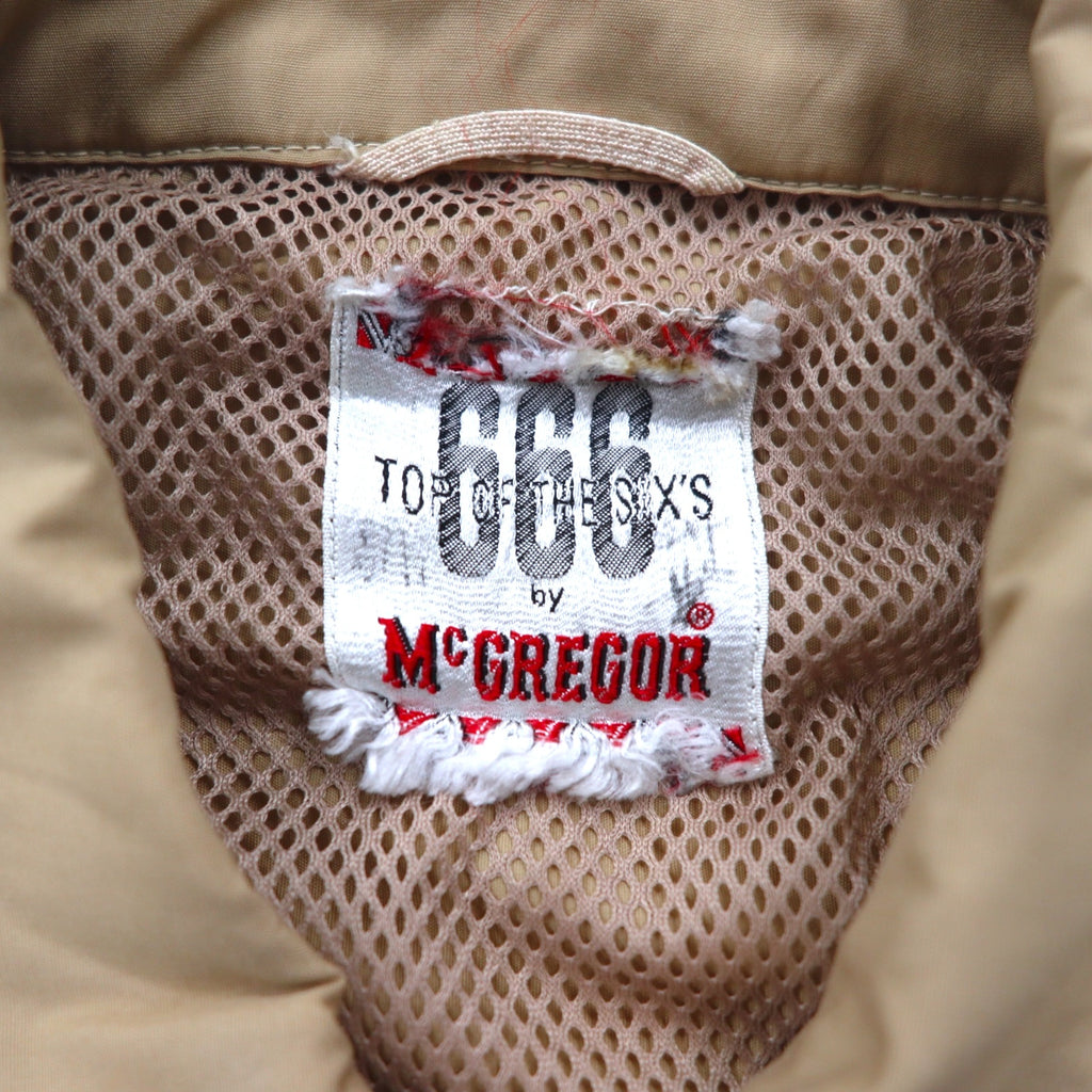 60年代 666 TOP OF THE SIX'S by McGREGOR スウィングトップ ドリズラー ハリントンジャケット M ベージュ メッシュライナー