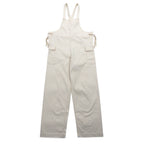 日本然リトテ-古着オンライン-unused オーバーオール M ナチュラル ホワイト コットン 日本製 UW0909-
