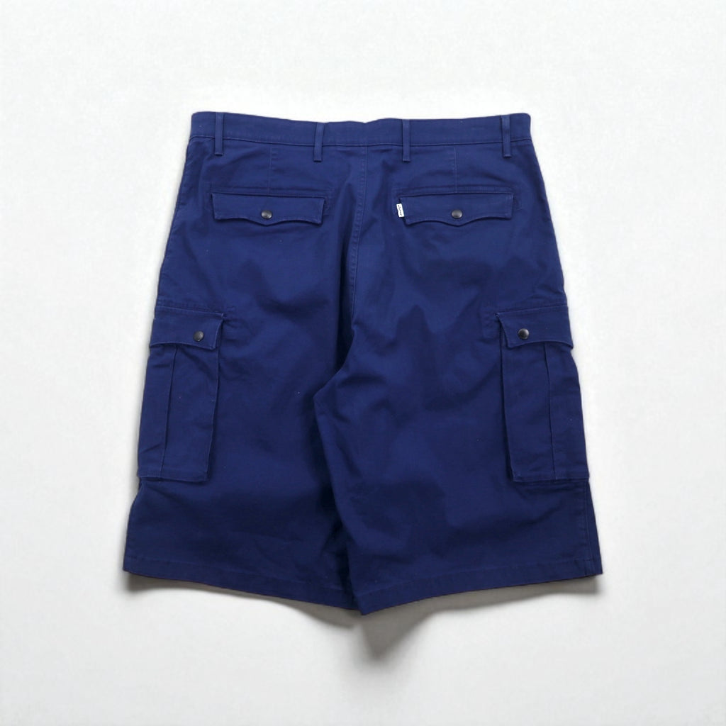 Levi's バギー ショート カーゴパンツ ハーフパンツ XL ネイビー コットン