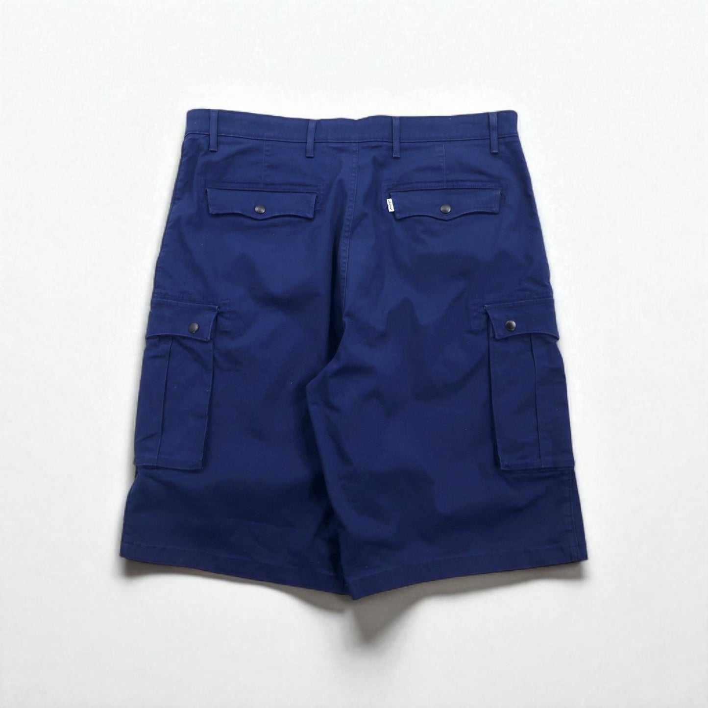 Levi's バギー ショート カーゴパンツ ハーフパンツ XL ネイビー コットン
