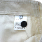 Unused Overalls M Natural White Cotton Made in Japan UW0909