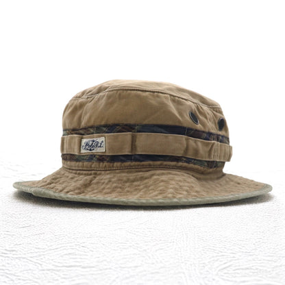 Polo by Ralph Lauren 90年代 サファリハット バケットハット L/XL ベージュ コットン
