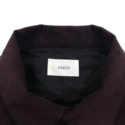 stein Fake Suede Leather Coach Jacket, Oversized M, Brown, ST-019, Made in Japan