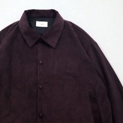 stein Fake Suede Leather Coach Jacket, Oversized M, Brown, ST-019, Made in Japan