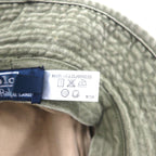 Polo by Ralph Lauren 90年代 サファリハット バケットハット L/XL ベージュ コットン