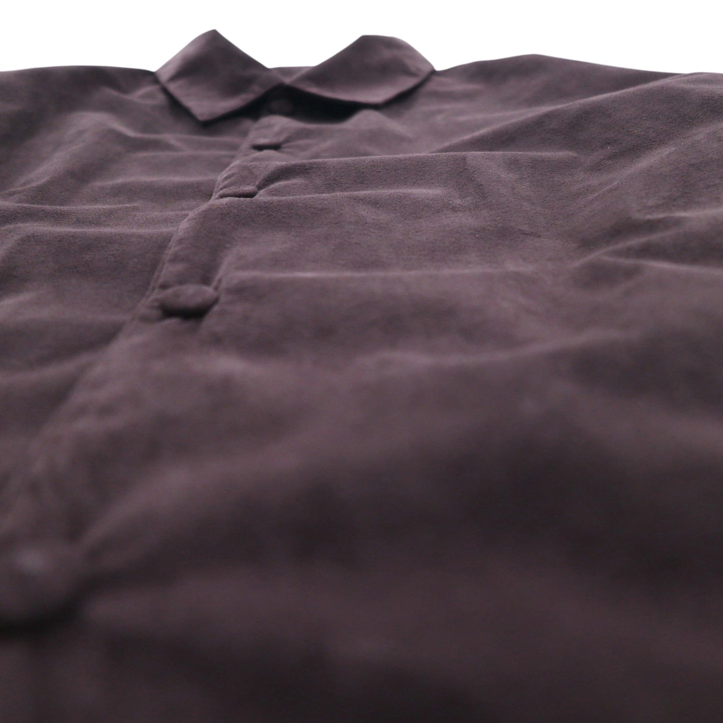 stein Fake Suede Leather Coach Jacket, Oversized M, Brown, ST-019, Made in Japan