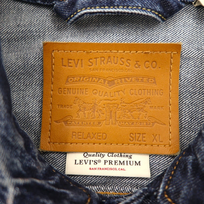 Levi's Premium Big E 2nd Type Denim Trucker Jacket, Size XL, Indigo, A7632-0013