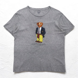 POLO RALPH LAUREN ポロベア Tシャツ M グレー コットン
