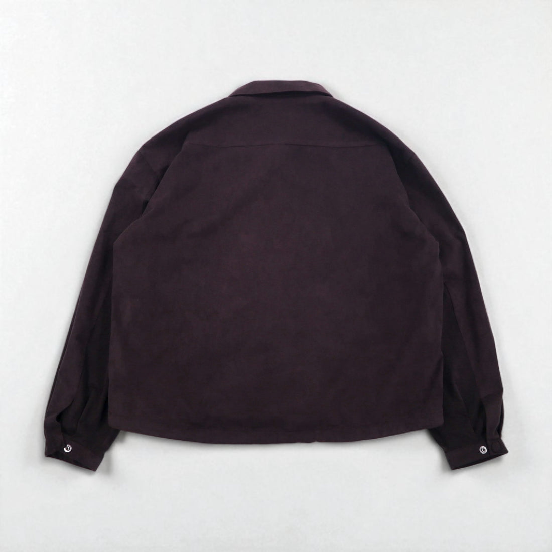 stein Fake Suede Leather Coach Jacket, Oversized M, Brown, ST-019, Made in Japan