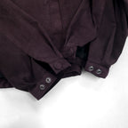 stein Fake Suede Leather Coach Jacket, Oversized M, Brown, ST-019, Made in Japan