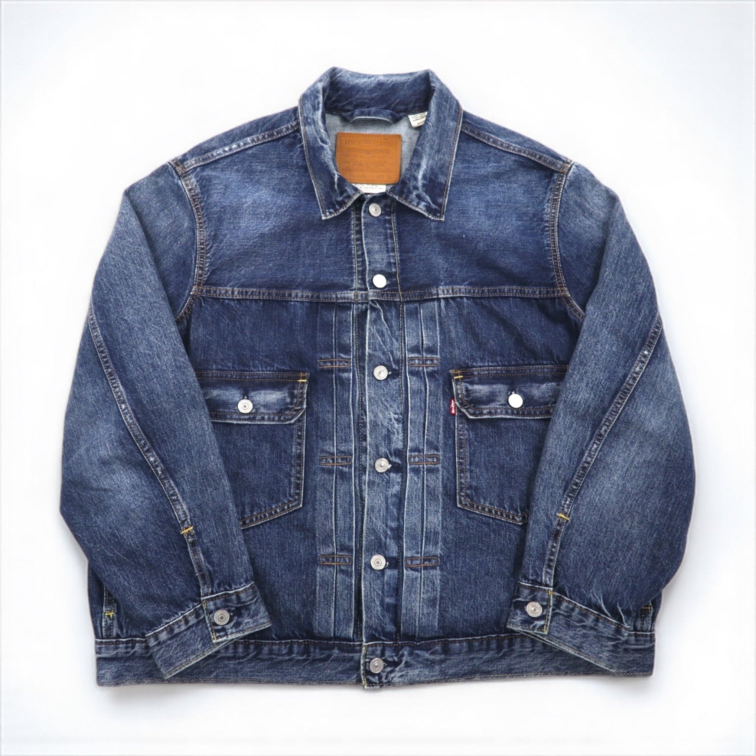 Levi's PREMIUM ビッグE 2ndタイプ デニム トラッカージャケット Gジャン XL インディゴ A7632-0013