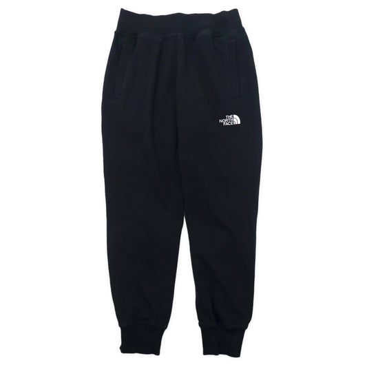 日本然リトテ-古着オンライン-THE NORTH FACE スウェットパンツ S ブラック コットン 裏起毛 ロゴプリント-THE NORTH FACE SWEATPANTS S Black Cotton Brushed Lining Lining Logo Print