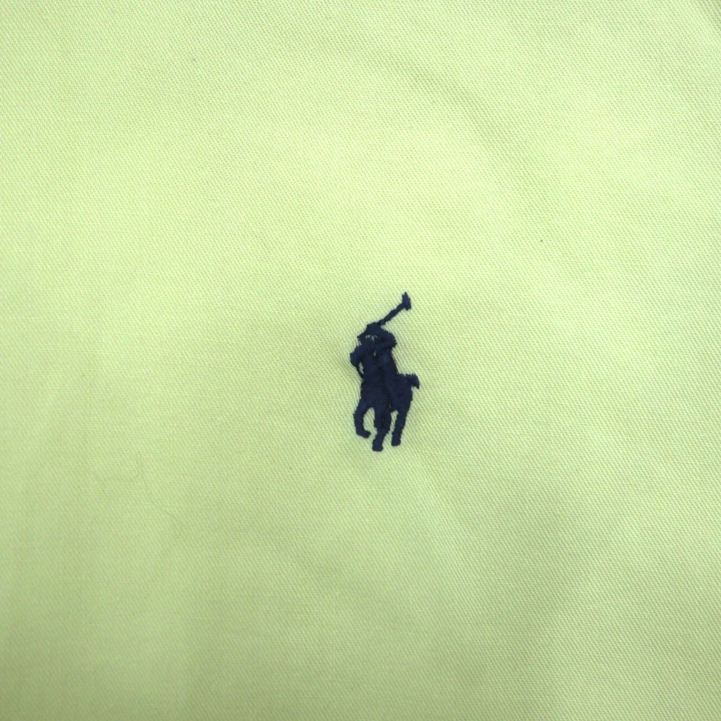 Ralph Lauren 90s BLAKE Short Sleeve Oxford Button-Down Shirt, Size XL, Yellow Cotton with Small Pony Embroidery