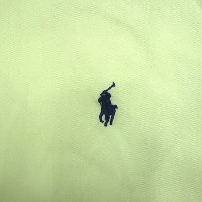 Ralph Lauren 90s BLAKE Short Sleeve Oxford Button-Down Shirt, Size XL, Yellow Cotton with Small Pony Embroidery
