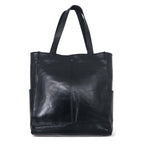 PORTER Frank All Leather Tote Bag Black Horsehide Horse Leather FRANK Made in Japan