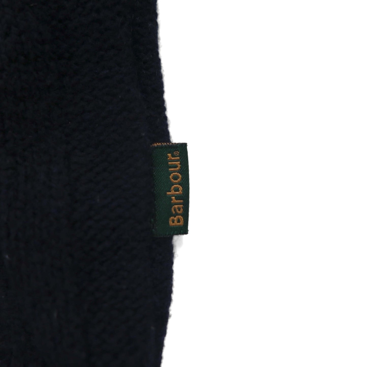 Barbour フィッシャーマン アラン ニット セーター M ネイビー ウール CLASSIC TARTAN MKN1059NY94