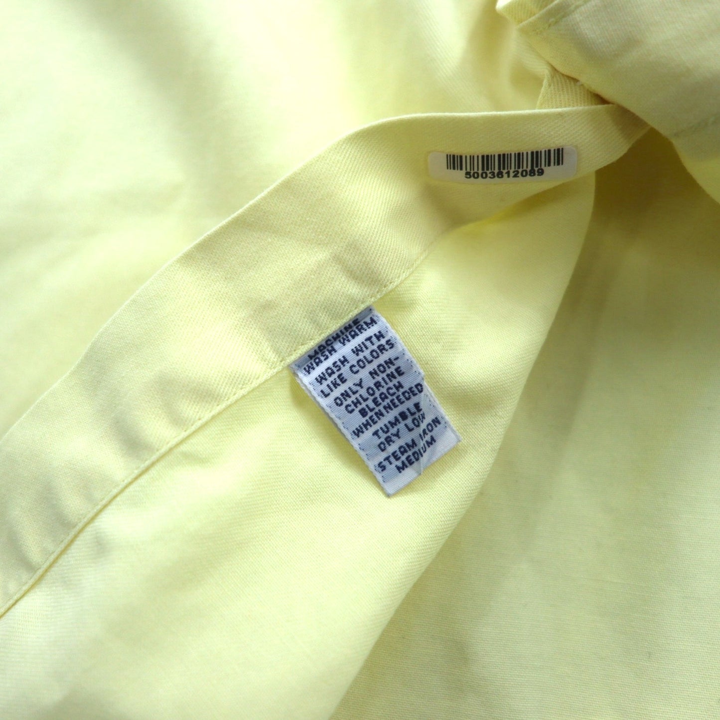 Ralph Lauren 90s BLAKE Short Sleeve Oxford Button-Down Shirt, Size XL, Yellow Cotton with Small Pony Embroidery