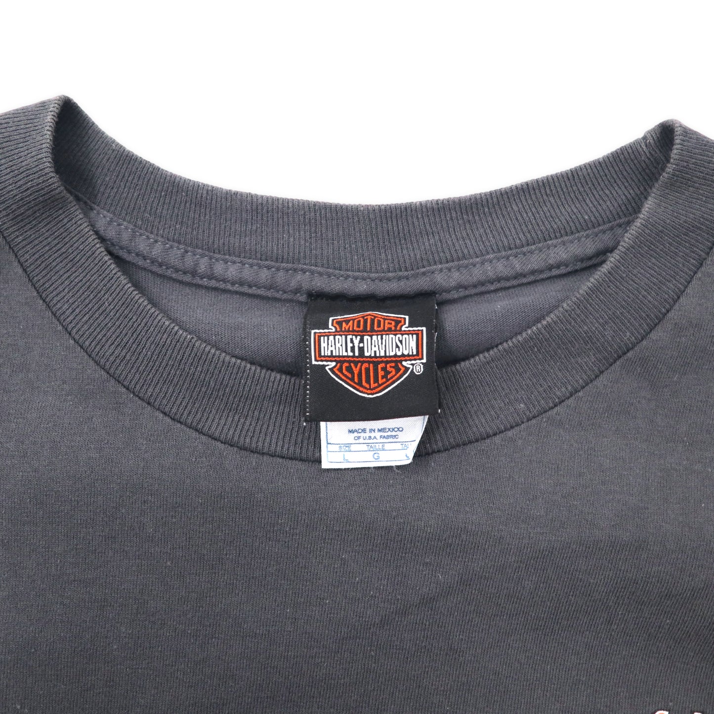 HARLEY DAVIDSON プリントTシャツ L グレー コットン HAWAII メキシコ製