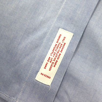 Brooks Brothers 346 ボタンダウンシャツ XL ブルー コットン REGULAR FIT NON-IRON