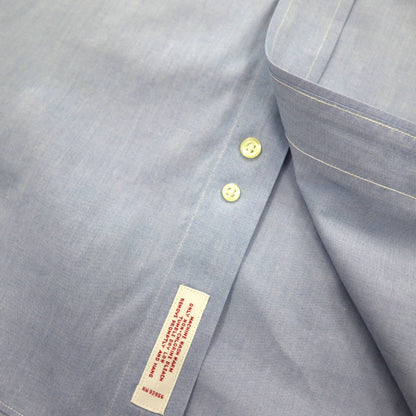 Brooks Brothers 346 ボタンダウンシャツ XL ブルー コットン REGULAR FIT NON-IRON