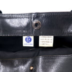 PORTER Frank All Leather Tote Bag Black Horsehide Horse Leather FRANK Made in Japan