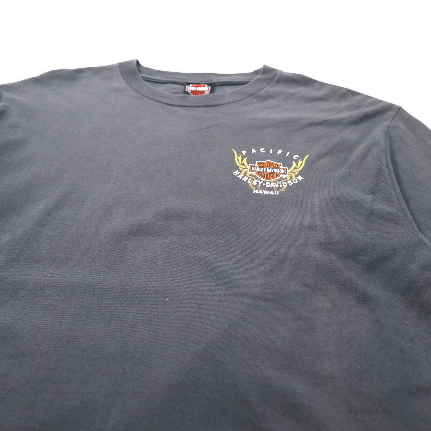 HARLEY DAVIDSON プリントTシャツ L グレー コットン HAWAII メキシコ製