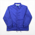 90s Vintage Sport Jacket, 90s Coach Jacket, Size Small, Blue Nylon, Black Canyon