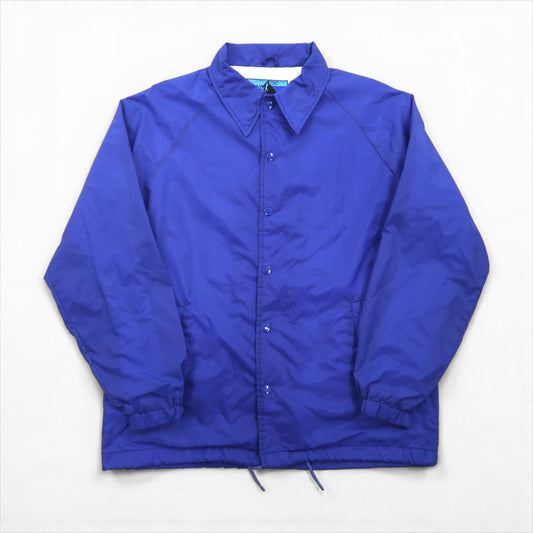 90s Vintage Sport Jacket 90年代 コーチジャケット S ブルー ナイロン Black Canyon