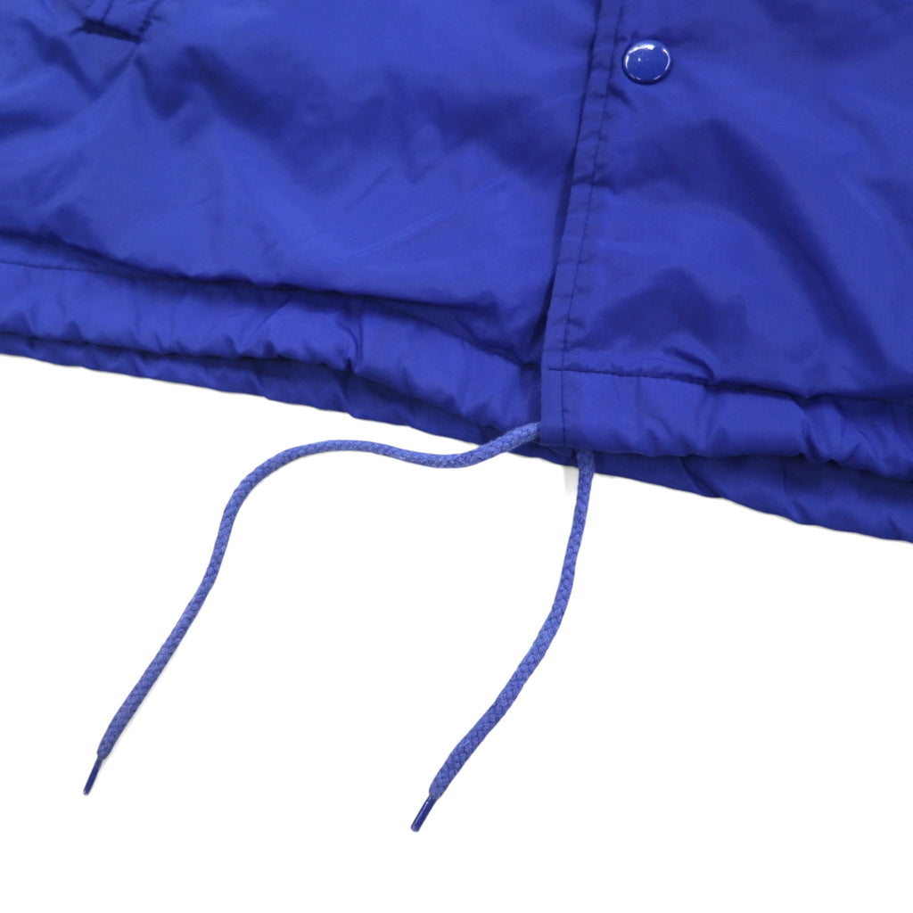 90s Vintage Sport Jacket, 90s Coach Jacket, Size Small, Blue Nylon, Black Canyon