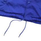 90s Vintage Sport Jacket, 90s Coach Jacket, Size Small, Blue Nylon, Black Canyon