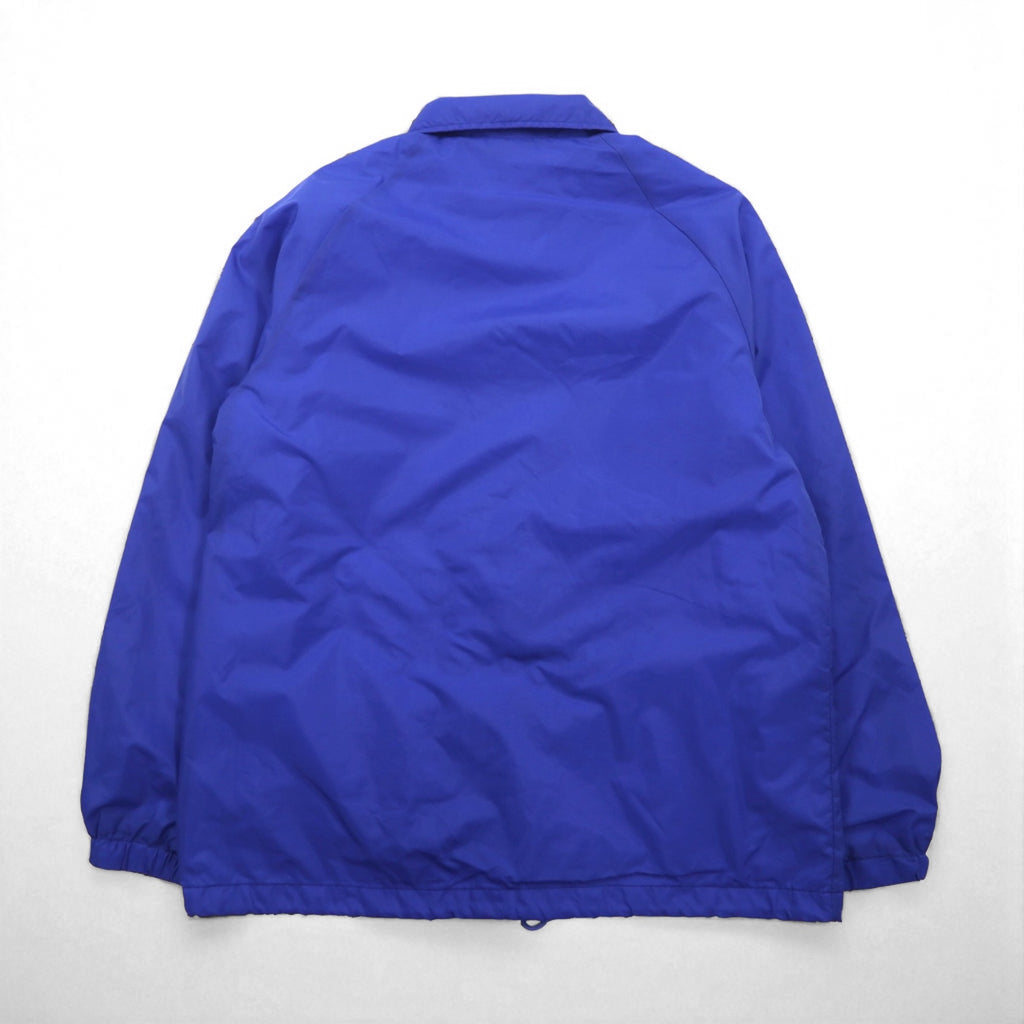 90s Vintage Sport Jacket, 90s Coach Jacket, Size Small, Blue Nylon, Black Canyon