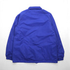 90s Vintage Sport Jacket, 90s Coach Jacket, Size Small, Blue Nylon, Black Canyon
